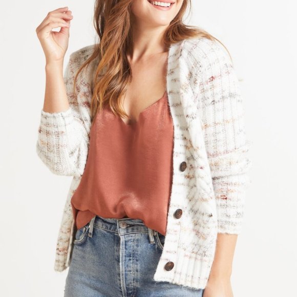 Anthropologie Sweaters - Anthropologie RD Style Conscious Adeline Marl Cardigan Recycled Sustainable M